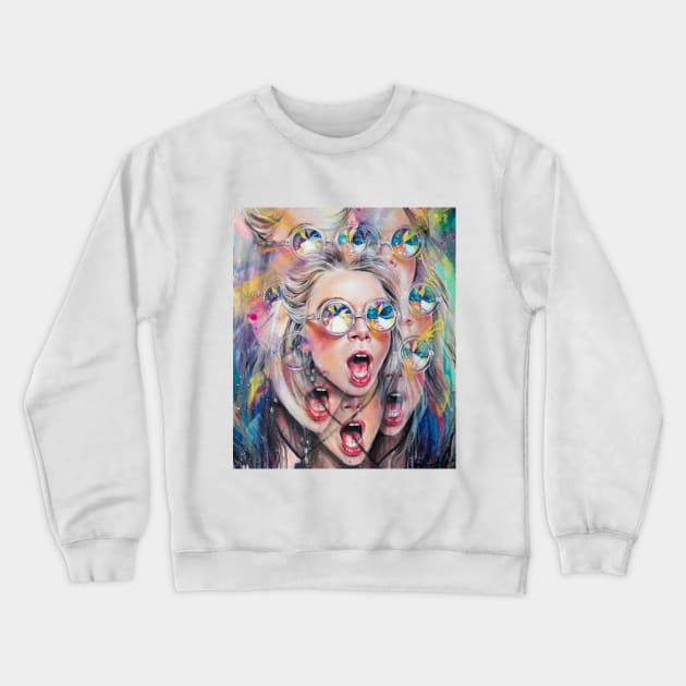 Perception Crewneck Sweatshirt by Alien Moth